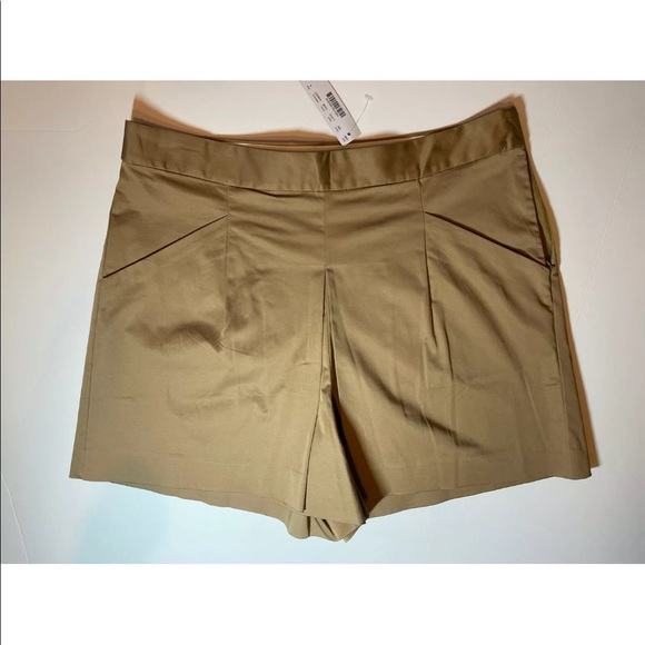 NWT J.CREW Women's Skort / Short Sz 8 Camel Cotton With Slight Stretch L1413 - Picture 4 of 10